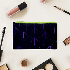 Futuristic Pyramids Perspective Cosmetic Bag (xs) by Pakrebo