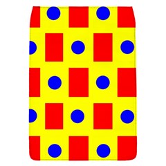 Pattern Design Backdrop Red Blue Yellow Removable Flap Cover (s) by Pakrebo