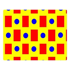 Pattern Design Backdrop Red Blue Yellow Double Sided Flano Blanket (large)  by Pakrebo