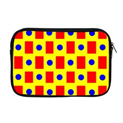 Pattern Design Backdrop Red Blue Yellow Apple Macbook Pro 17  Zipper Case by Pakrebo