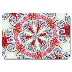 Kaleidoscope Background Bottles Large Doormat 