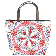 Kaleidoscope Background Bottles Bucket Bag by Pakrebo