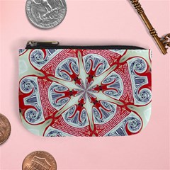 Kaleidoscope Background Bottles Mini Coin Purse by Pakrebo