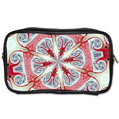 Kaleidoscope Background Bottles Toiletries Bag (two Sides) by Pakrebo