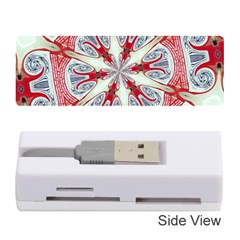 Kaleidoscope Background Bottles Memory Card Reader (stick) by Pakrebo