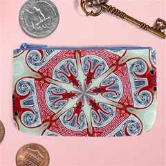 Kaleidoscope Background Bottles Large Coin Purse by Pakrebo