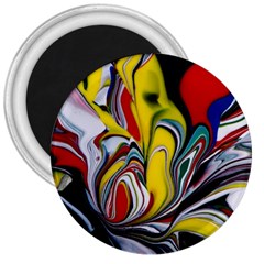 Abstract Colorful Illusion 3  Magnets by Pakrebo