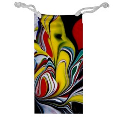 Abstract Colorful Illusion Jewelry Bag by Pakrebo