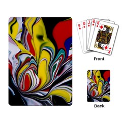 Abstract Colorful Illusion Playing Cards Single Design (rectangle) by Pakrebo