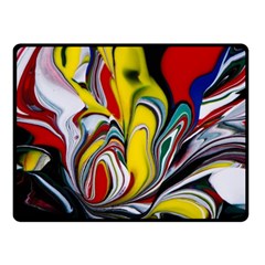 Abstract Colorful Illusion Fleece Blanket (small) by Pakrebo