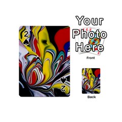 Abstract Colorful Illusion Playing Cards 54 Designs (mini) by Pakrebo