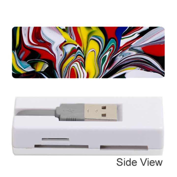 Abstract Colorful Illusion Memory Card Reader (Stick)