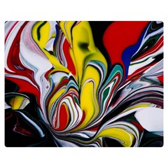 Abstract Colorful Illusion Double Sided Flano Blanket (medium)  by Pakrebo