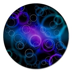 Background Color Slightly Texture Magnet 5  (round) by Pakrebo