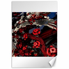 Fractal Flowers Free Illustration Canvas 12  X 18  by Pakrebo