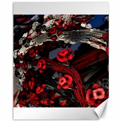 Fractal Flowers Free Illustration Canvas 11  X 14  by Pakrebo