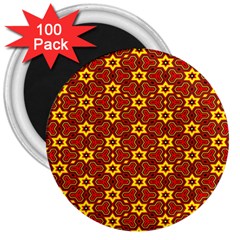 Rby-9 3  Magnets (100 Pack) by ArtworkByPatrick