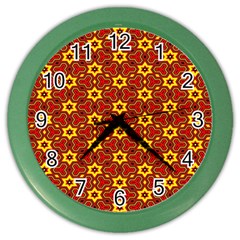 Rby-9 Color Wall Clock by ArtworkByPatrick