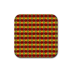 Rby-2-1 Rubber Coaster (square)  by ArtworkByPatrick