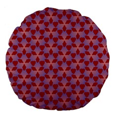 Pattern New Seamless Large 18  Premium Flano Round Cushions by Pakrebo