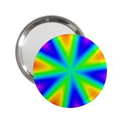 Rainbow Colour Bright Background 2 25  Handbag Mirrors by Pakrebo