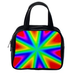 Rainbow Colour Bright Background Classic Handbag (one Side) by Pakrebo