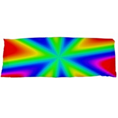 Rainbow Colour Bright Background Body Pillow Case (dakimakura) by Pakrebo