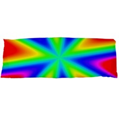 Rainbow Colour Bright Background Body Pillow Case Dakimakura (two Sides) by Pakrebo