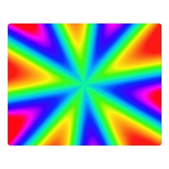 Rainbow Colour Bright Background Double Sided Flano Blanket (large)  by Pakrebo