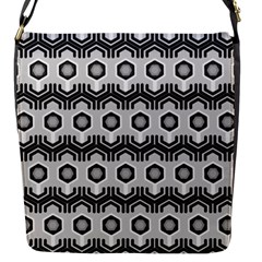 Pattern Abstractstyle Seamless Flap Closure Messenger Bag (s) by Pakrebo