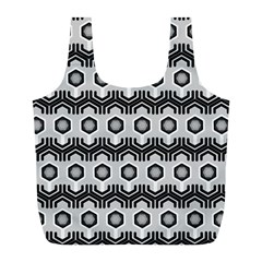 Pattern Abstractstyle Seamless Full Print Recycle Bag (l) by Pakrebo