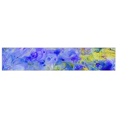 Abstract Blue Small Flano Scarf by Pakrebo