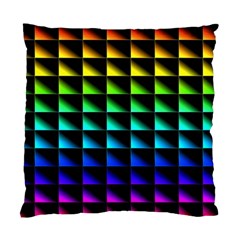 Rainbow Colour Bright Background Standard Cushion Case (two Sides)