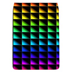 Rainbow Colour Bright Background Removable Flap Cover (s) by Pakrebo