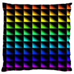 Rainbow Colour Bright Background Standard Flano Cushion Case (Two Sides) Front