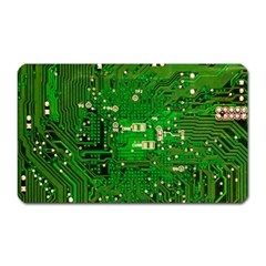 Background Green Board Business Magnet (rectangular) by Pakrebo