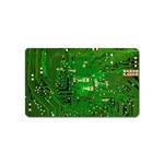 Background Green Board Business Magnet (Name Card) Front