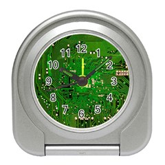 Background Green Board Business Travel Alarm Clock by Pakrebo