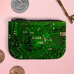 Background Green Board Business Mini Coin Purse by Pakrebo