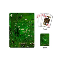 Background Green Board Business Playing Cards Single Design (mini) by Pakrebo