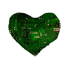 Background Green Board Business Standard 16  Premium Heart Shape Cushions by Pakrebo