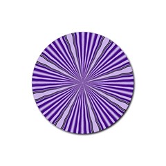 Background Abstract Purple Design Rubber Coaster (round)  by Pakrebo