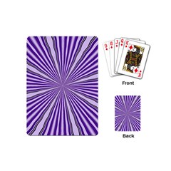 Background Abstract Purple Design Playing Cards Single Design (mini) by Pakrebo