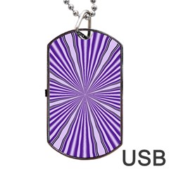 Background Abstract Purple Design Dog Tag Usb Flash (one Side) by Pakrebo