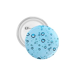 Drops Water Pane Rain Glass 1 75  Buttons by Pakrebo