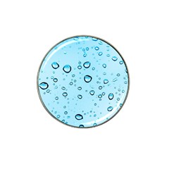 Drops Water Pane Rain Glass Hat Clip Ball Marker by Pakrebo