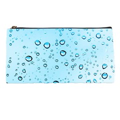 Drops Water Pane Rain Glass Pencil Cases by Pakrebo