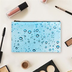 Drops Water Pane Rain Glass Cosmetic Bag (medium) by Pakrebo