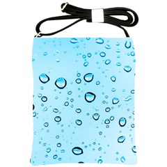 Drops Water Pane Rain Glass Shoulder Sling Bag by Pakrebo