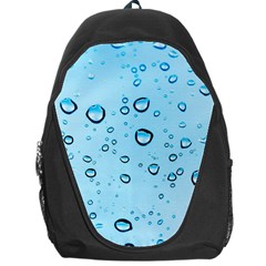 Drops Water Pane Rain Glass Backpack Bag by Pakrebo